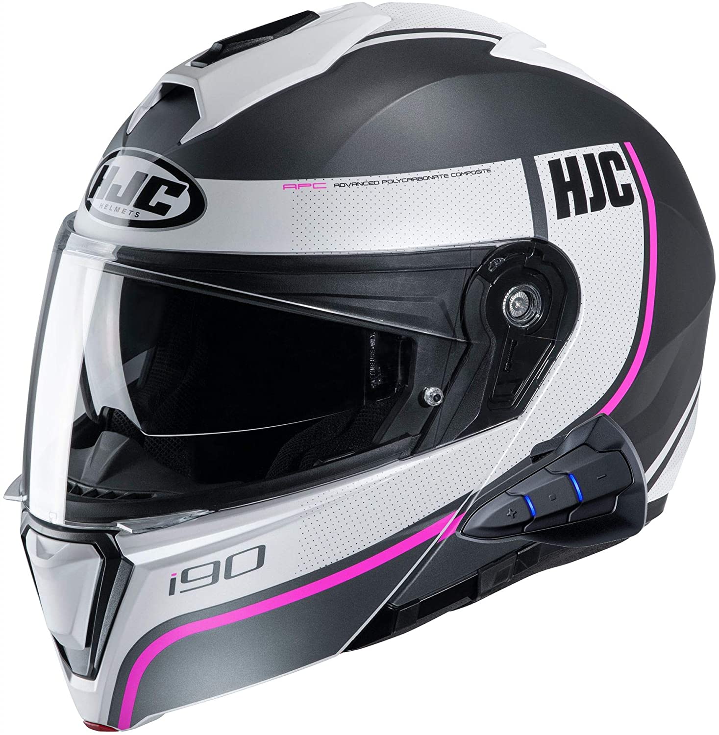 10. HJC i90 Modular Motorcycle Helmet With Sena 10B Bluetooth Headset - PickYourHelmet